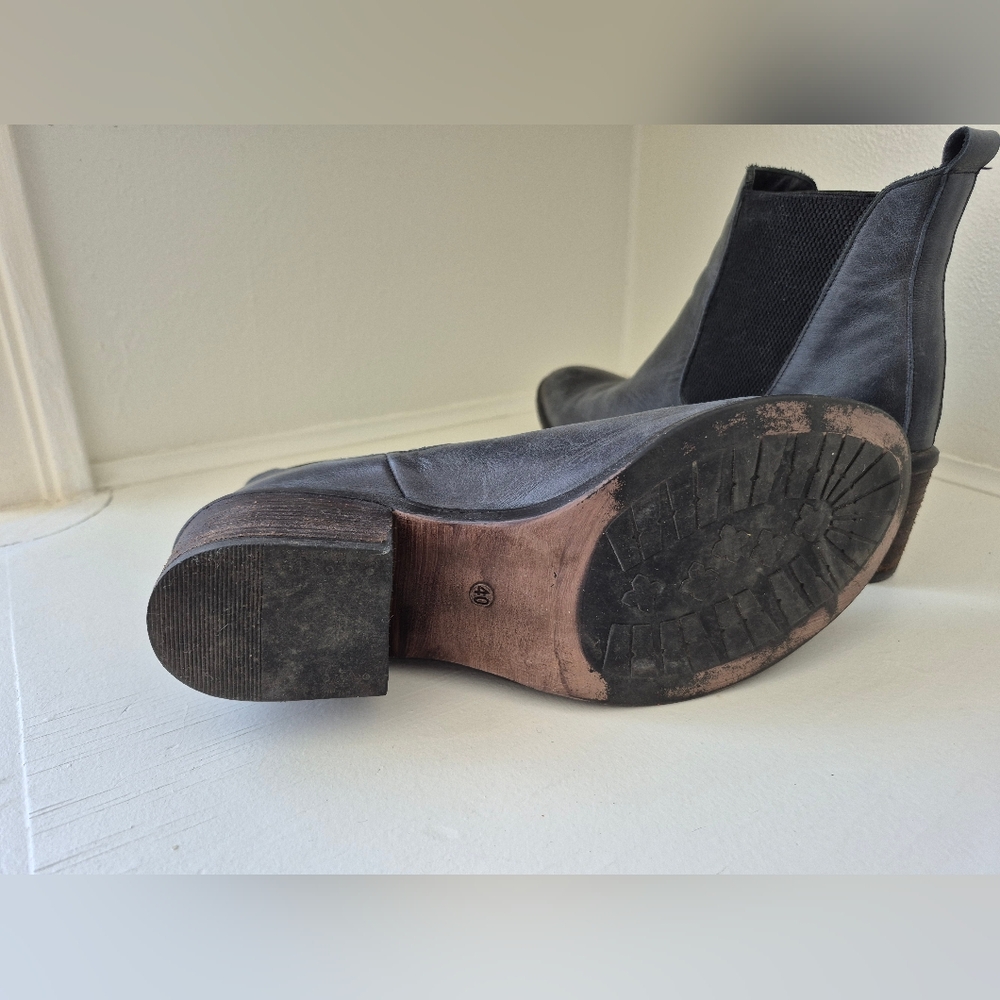 Bueno Leather Heeled Boots Size 40 Or 9 - Picture 6 of 8